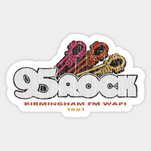 95 Rock Birmingham Sticker